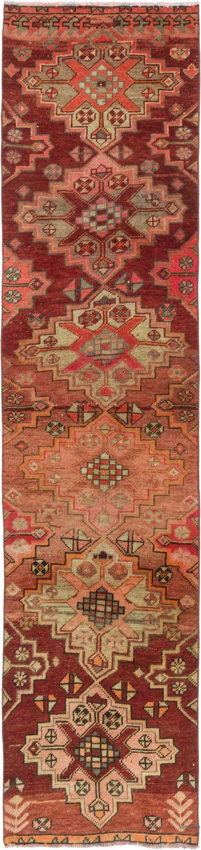 Vintage Tribal Runner Rug - 2' 7" x 10' 9" (31" x 129")