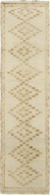 Vintage Tribal Runner Rug - 2' 9" x 10' 9" (33" x 129")