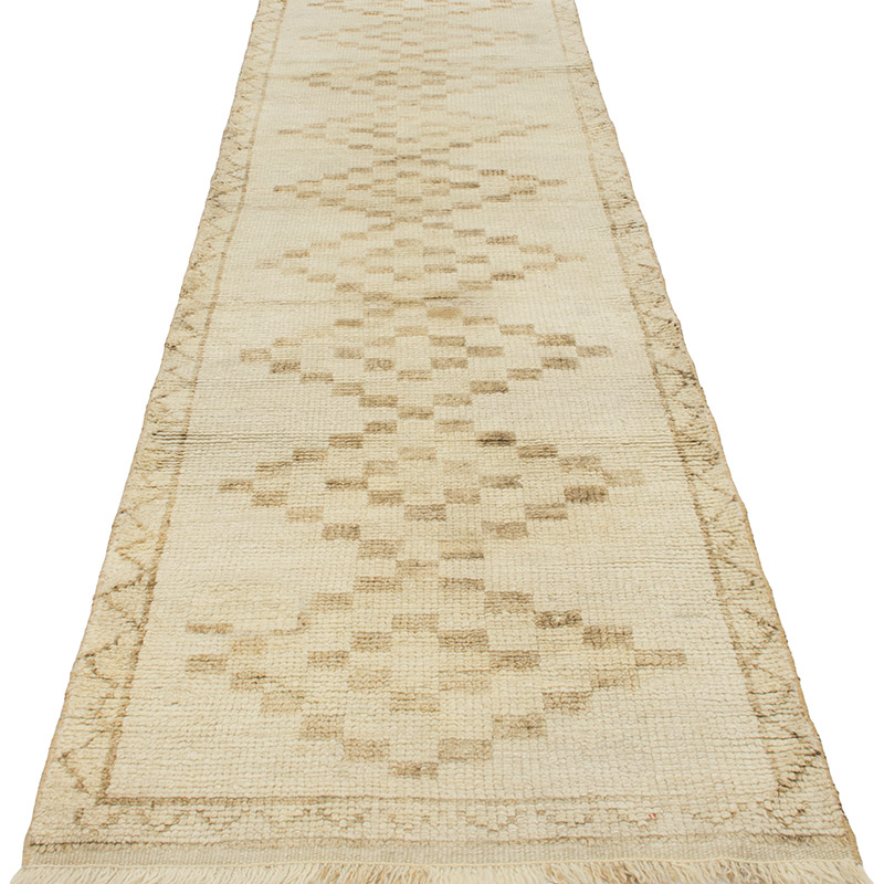 Vintage Tribal Runner Rug - 2' 9" x 10' 9" (33" x 129") - K0092993