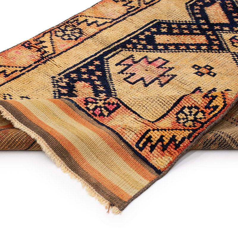 Vintage Tribal Runner Rug - 3' 3" x 11' 5" (39" x 137") - K0092994