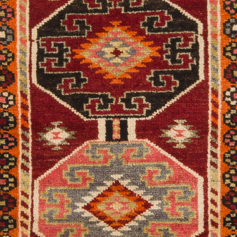 Vintage Tribal Runner Rug - 2' 10" x 13' 5" (34" x 161") - K0092996