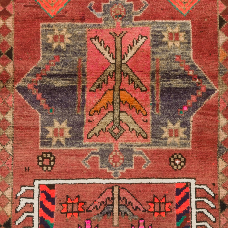 Vintage Tribal Runner Rug - 3' 4" x 10' 2" (40" x 122") - K0092998