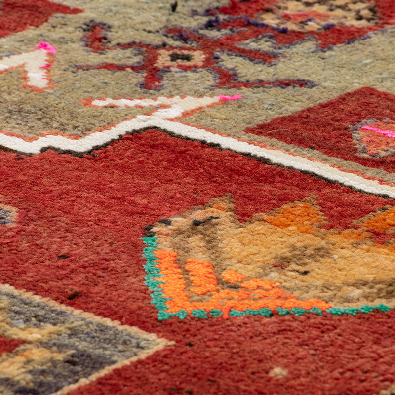 Vintage Tribal Runner Rug - 3' 4" x 10' 2" (40" x 122") - K0092998