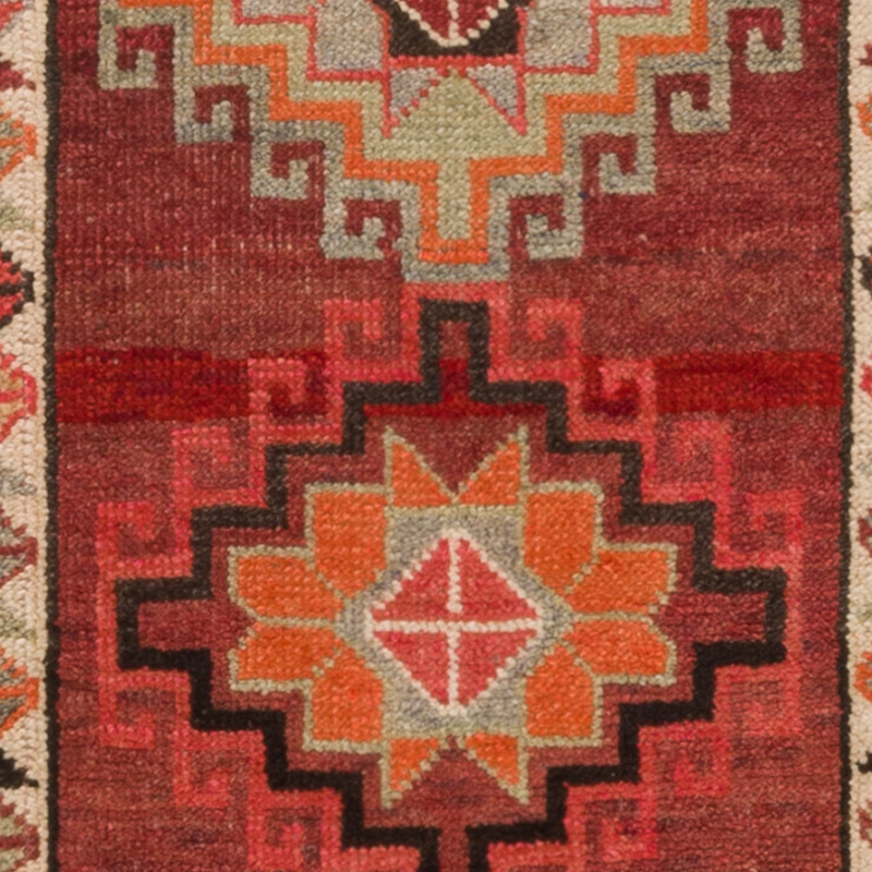 Vintage Tribal Runner Rug - 2' 4" x 13' 1" (28" x 157") - K0092999