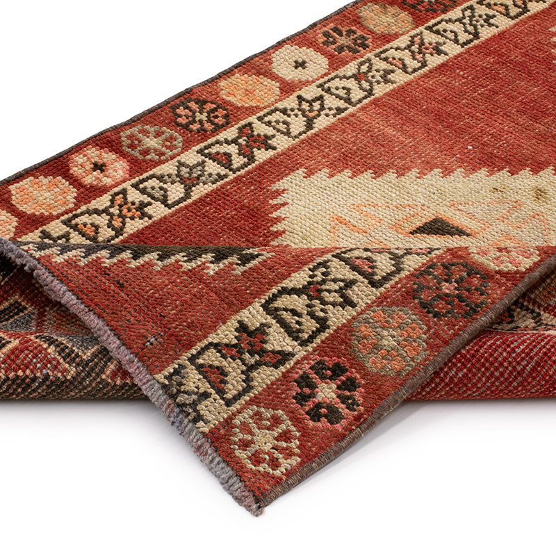 Vintage Tribal Runner Rug - 2' 9" x 10' 1" (33" x 121") - K0093002