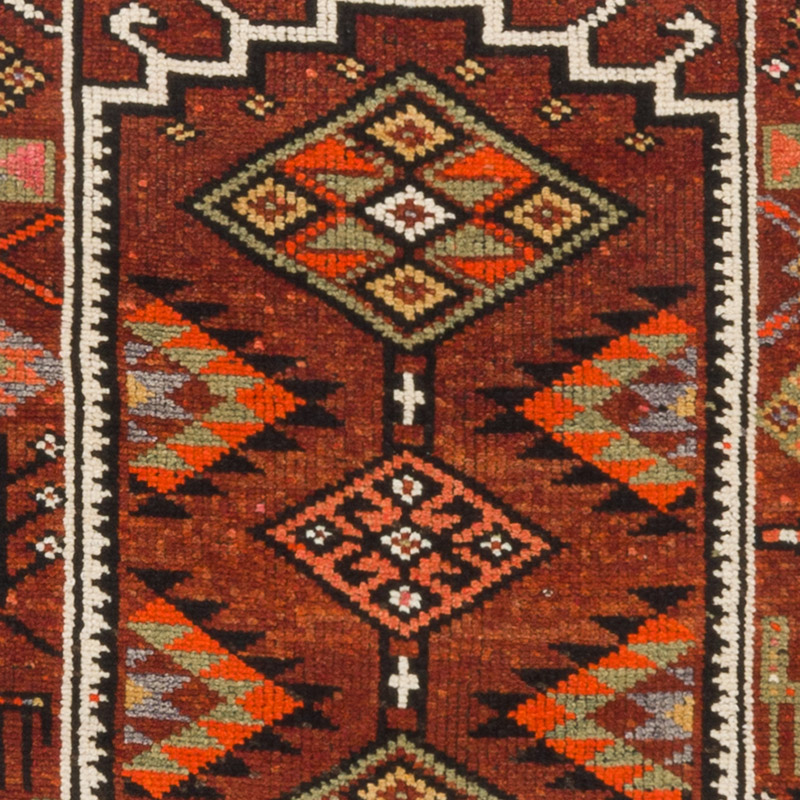 Vintage Tribal Runner Rug - 2' 11" x 13' 11" (35" x 167") - K0093003