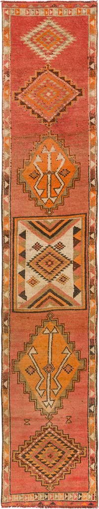 Vintage Anadolu Yolluk - 80 cm x 416 cm
