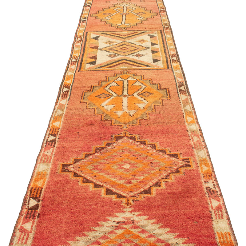 Vintage Tribal Runner Rug - 2' 7" x 13' 8" (31" x 164") - K0093004