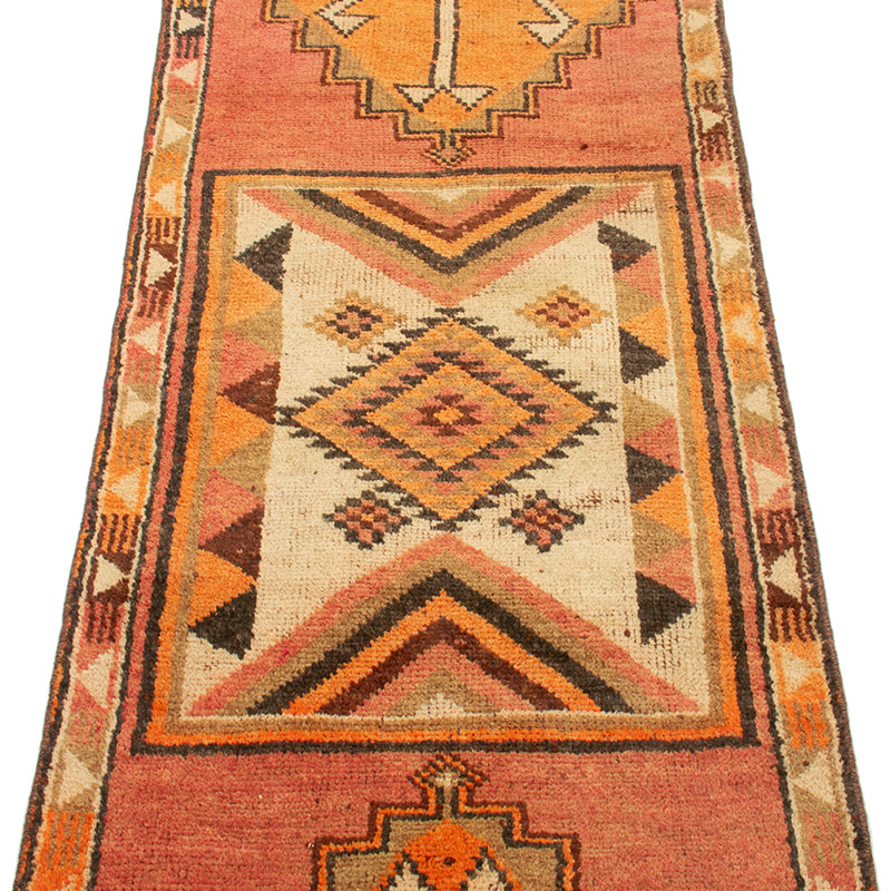 Vintage Tribal Runner Rug - 2' 7" x 13' 8" (31" x 164") - K0093004
