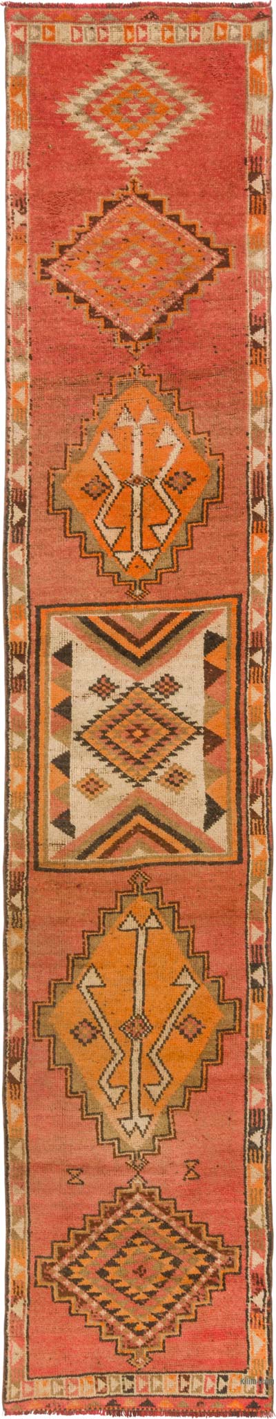 Vintage Tribal Runner Rug - 2' 7" x 13' 8" (31" x 164")