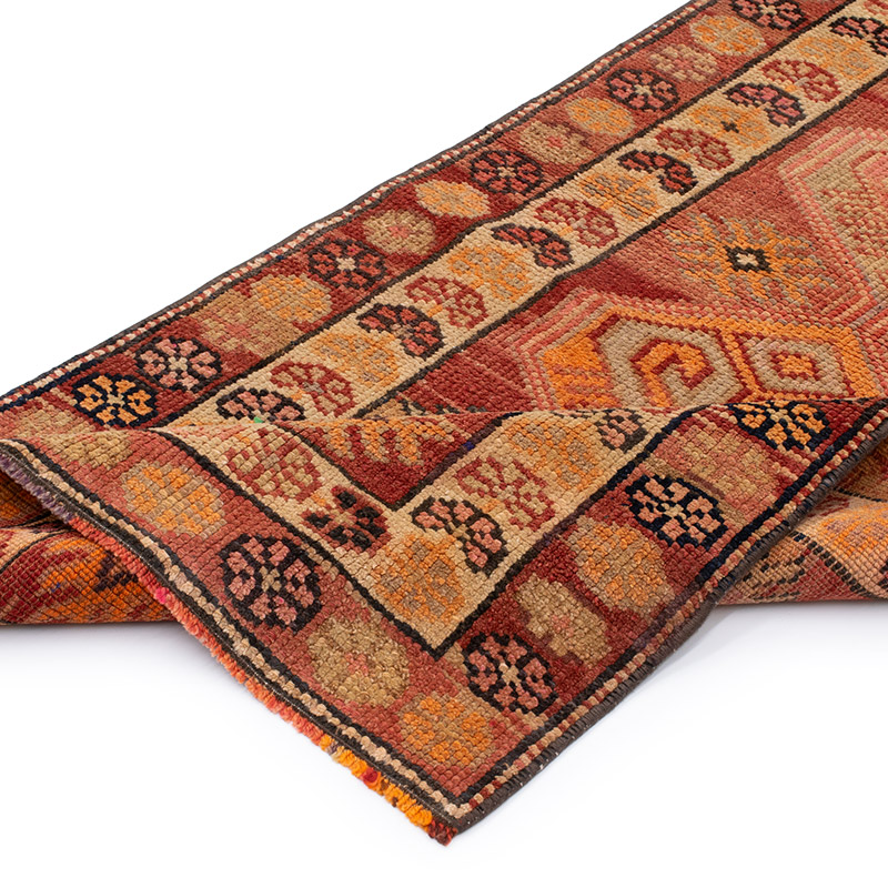 Vintage Tribal Runner Rug - 2' 10" x 13' 1" (34" x 157") - K0093005