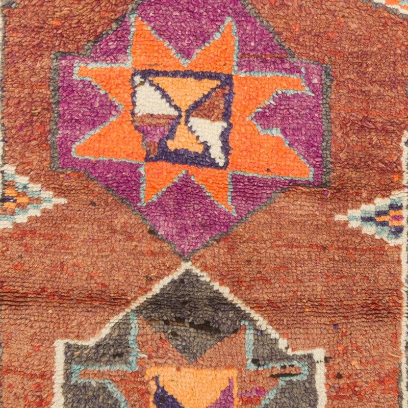 Vintage Tribal Runner Rug - 2' 9" x 7' 7" (33" x 91") - K0093006