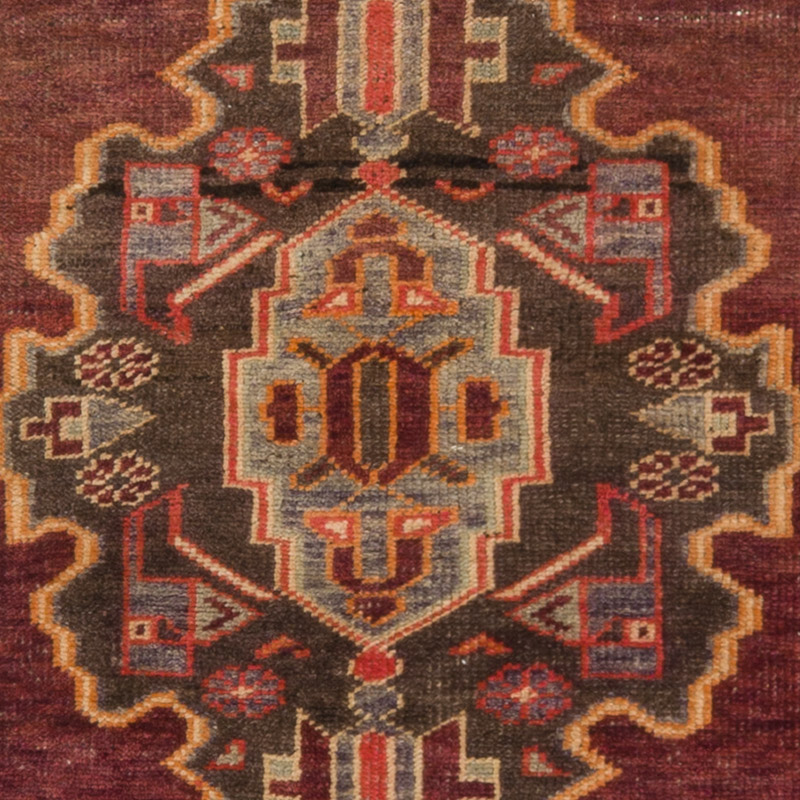 Vintage Tribal Runner Rug - 2' 10" x 11' 3" (34" x 135") - K0093007