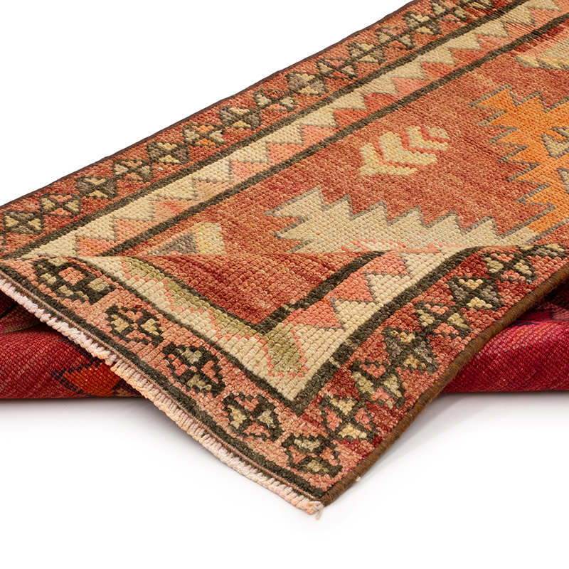 Vintage Tribal Runner Rug - 2' 10" x 12' 6" (34" x 150") - K0093008