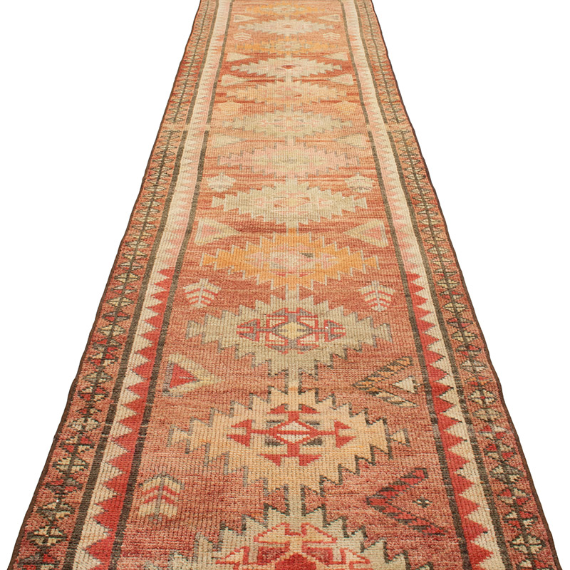 Vintage Tribal Runner Rug - 2' 10" x 12' 6" (34" x 150") - K0093008