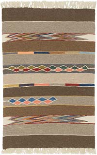 New Handwoven Turkish Kilim Rug - 2' 5" x 3' 7" (29" x 43")
