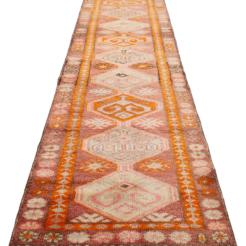 Vintage Tribal Runner Rug - 2' 8" x 12' 4" (32" x 148") - K0093051