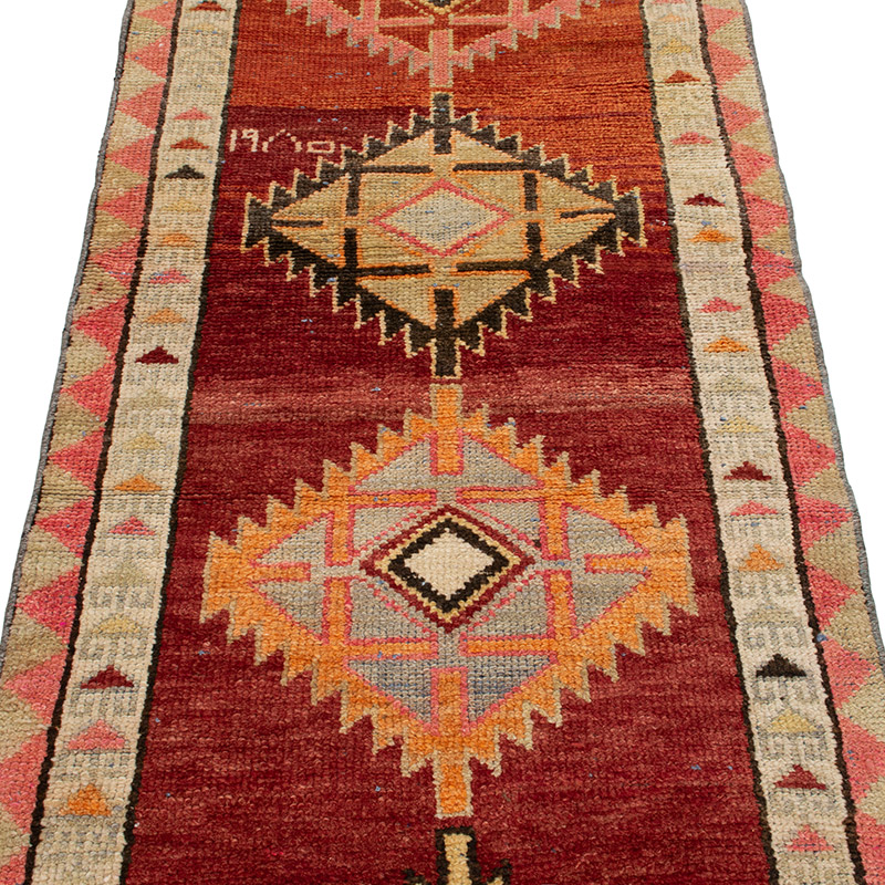 Vintage Tribal Runner Rug - 2' 7" x 13' 5" (31" x 161") - K0093052