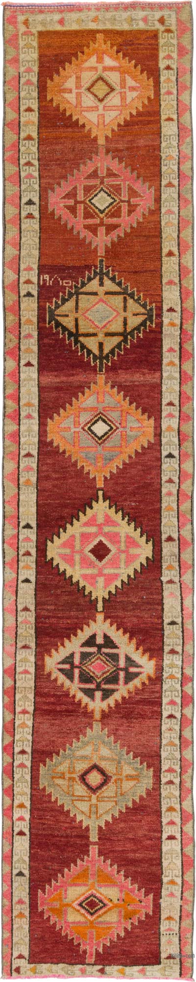 Vintage Tribal Runner Rug - 2' 7" x 13' 5" (31" x 161")