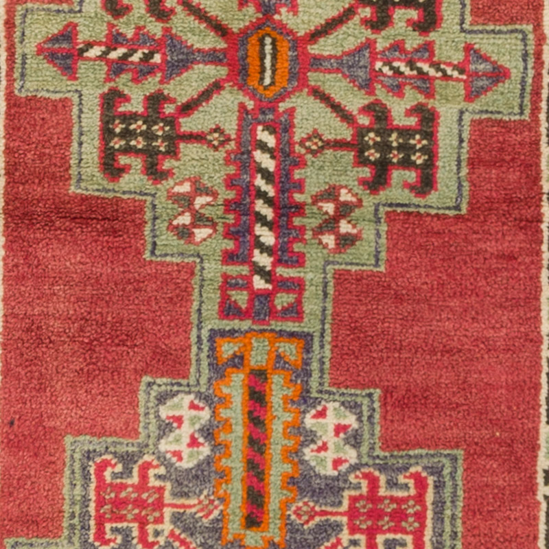 Vintage Tribal Runner Rug - 2' 7" x 14'  (31" x 168") - K0093053