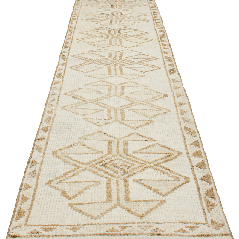 Vintage Tribal Runner Rug - 2' 11" x 12'  (35" x 144") - K0093054