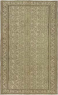 Vintage Turkish Hand-Knotted Rug