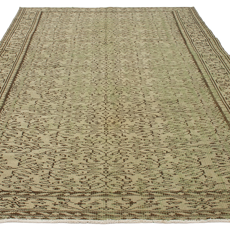 Vintage Turkish Hand-Knotted Rug - K0093055