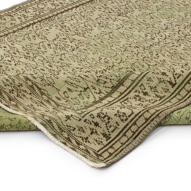 Vintage Turkish Hand-Knotted Rug - K0093055
