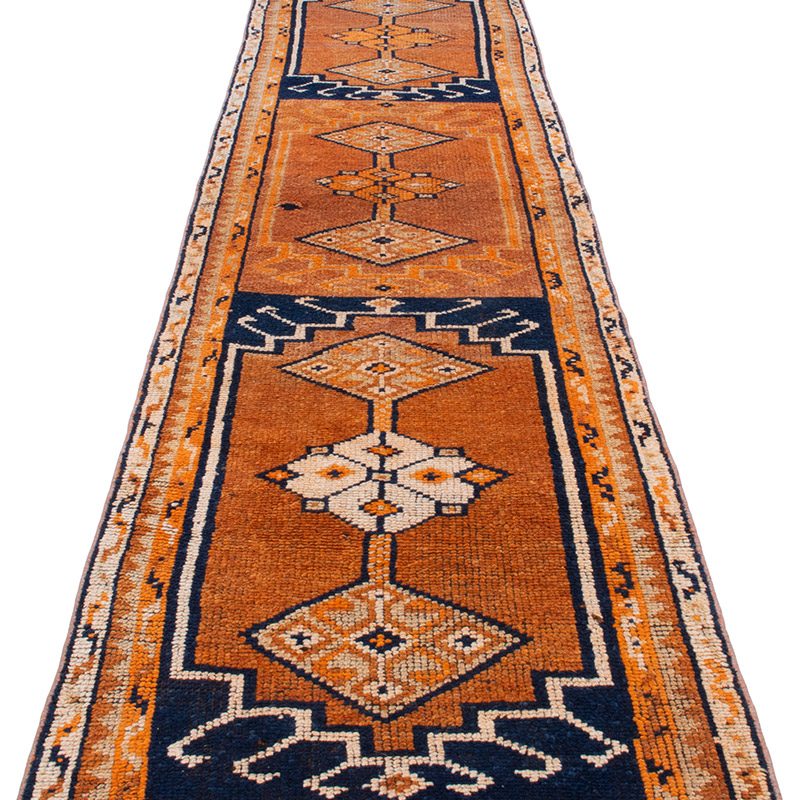 Vintage Tribal Runner Rug - 2' 8" x 12'  (32" x 144") - K0093058