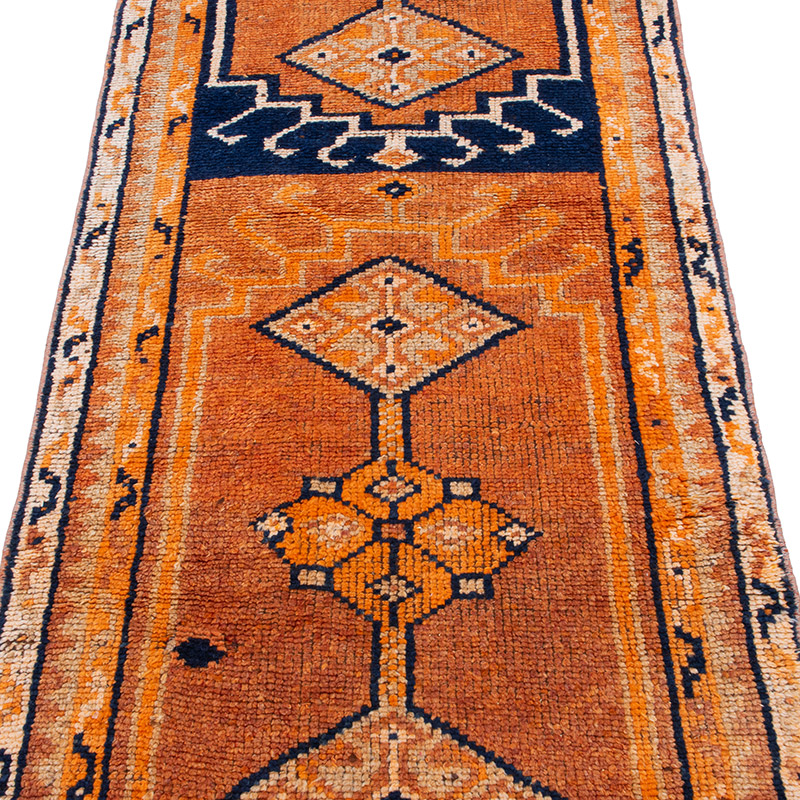 Vintage Tribal Runner Rug - 2' 8" x 12'  (32" x 144") - K0093058