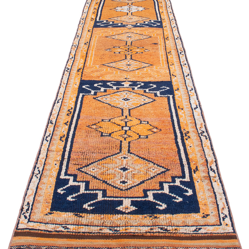 Vintage Tribal Runner Rug - 2' 8" x 12'  (32" x 144") - K0093058