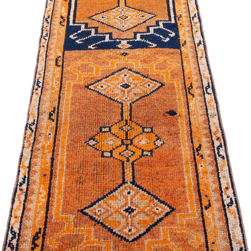 Vintage Tribal Runner Rug - 2' 8" x 12'  (32" x 144") - K0093058