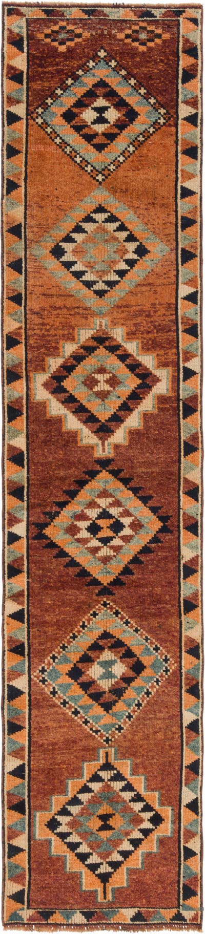 Vintage Tribal Runner Rug - 2' 7" x 11' 11" (31" x 143")