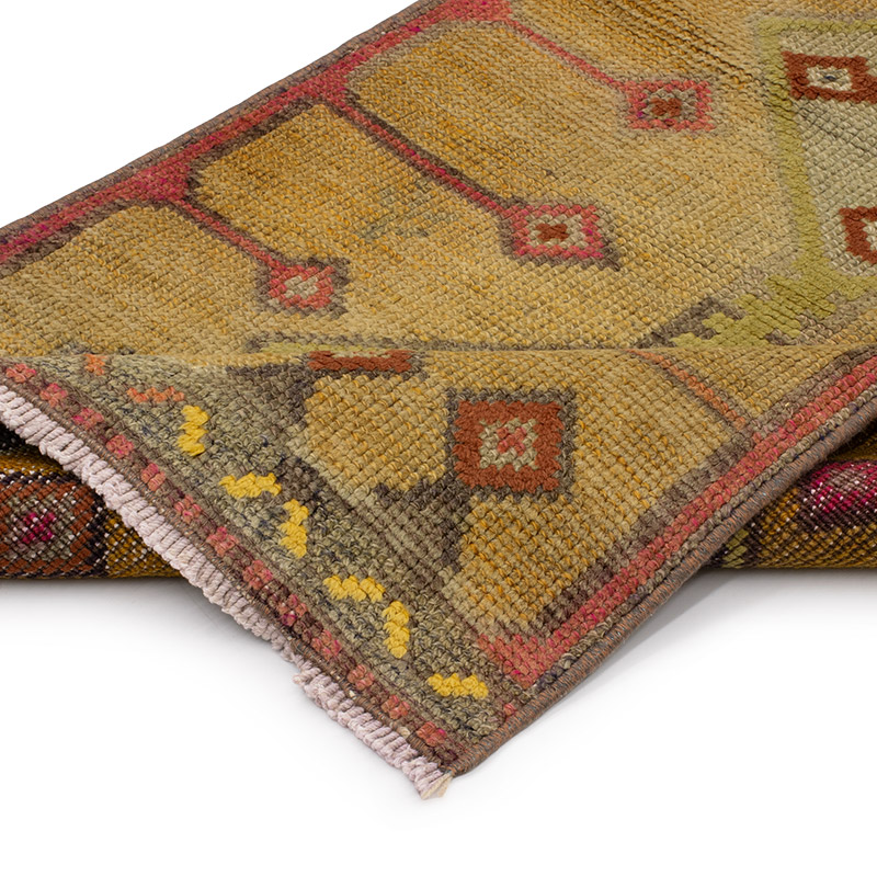 Vintage Tribal Runner Rug - 2' 4" x 12' 10" (28" x 154") - K0093060