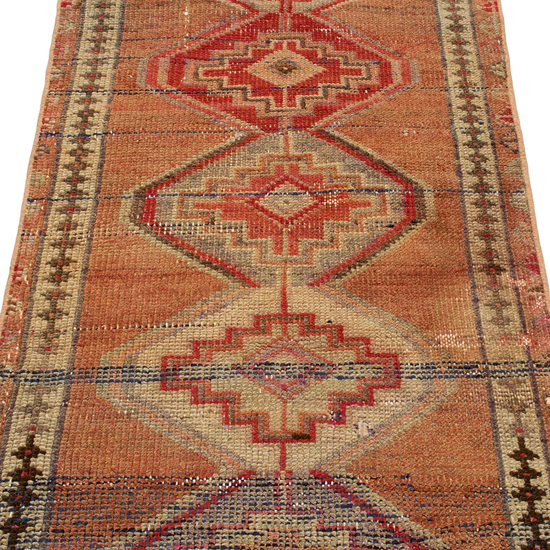 Vintage Tribal Runner Rug - 2' 4" x 7' 3" (28" x 87") - K0093061