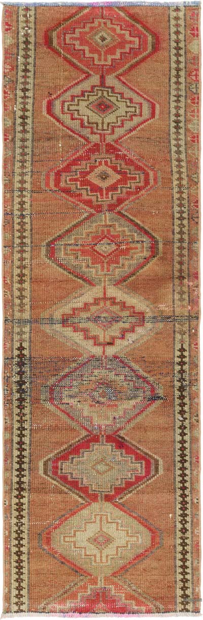 Vintage Tribal Runner Rug - 2' 4" x 7' 3" (28" x 87")