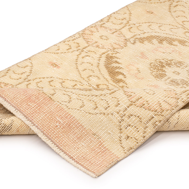 Vintage Turkish Hand-Knotted Runner - K0093062