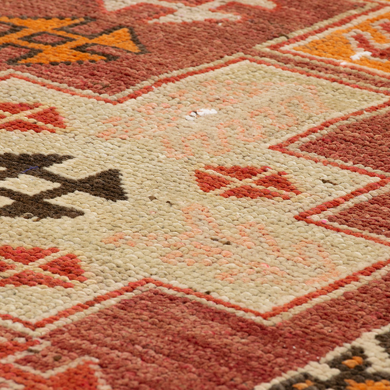 Vintage Tribal Runner Rug - 3' 1" x 12' 2" (37" x 146") - K0093063