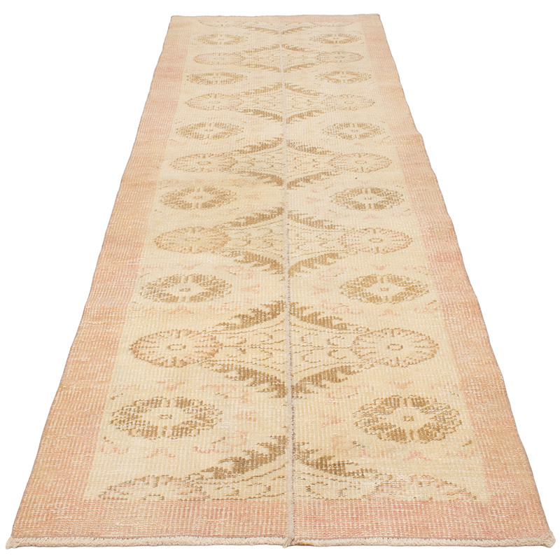 Vintage Turkish Hand-Knotted Runner - K0093066
