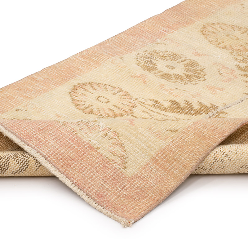 Vintage Turkish Hand-Knotted Runner - K0093066
