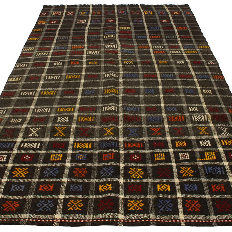Vintage Anatolian Jijim Rug - K0093069