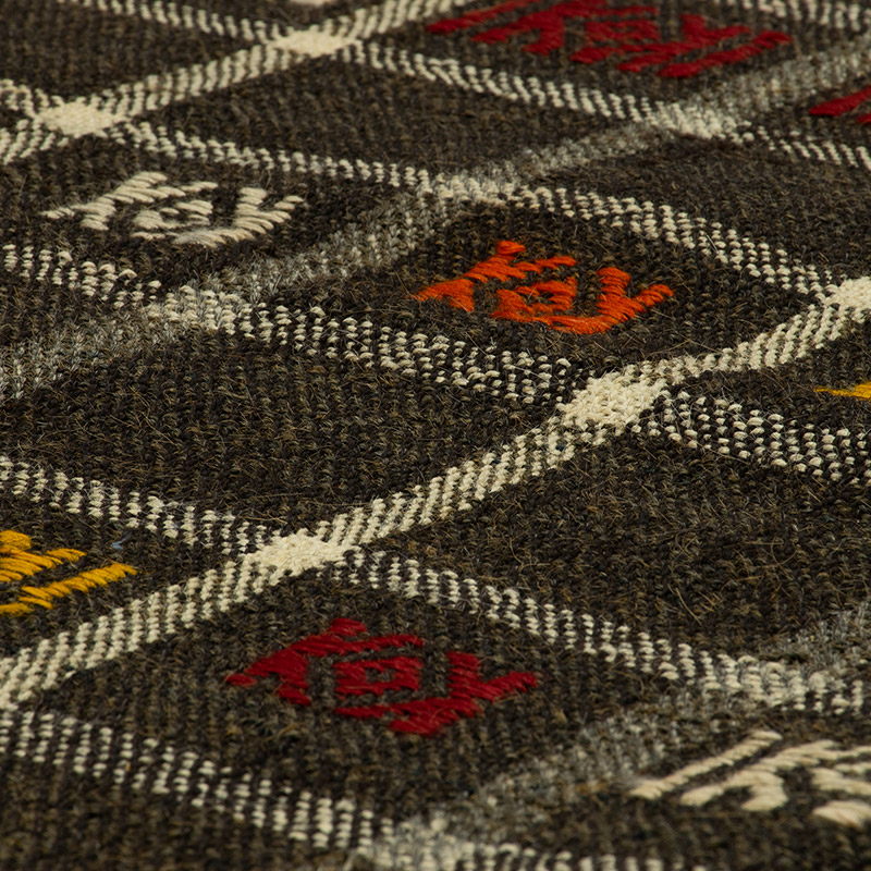 Vintage Anatolian Jijim Rug - K0093069