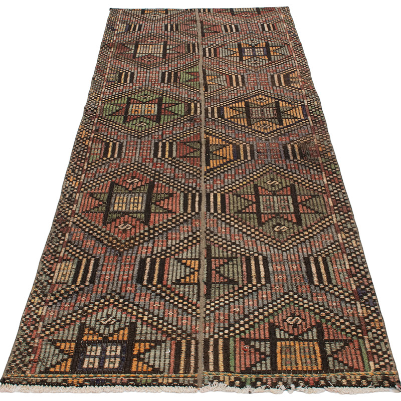 Vintage Anatolian Jijim Runner - K0093073