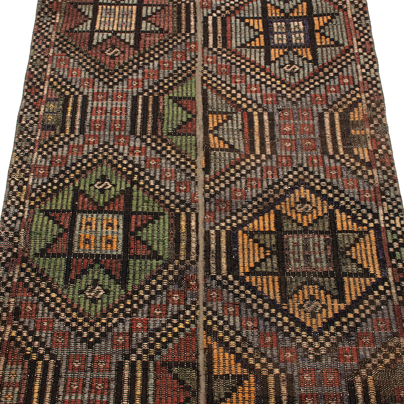 Vintage Anatolian Jijim Runner - K0093073