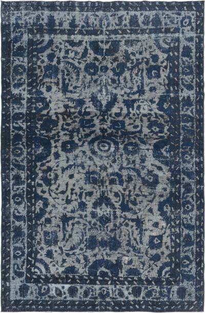 Hand Carved Over-Dyed Rug