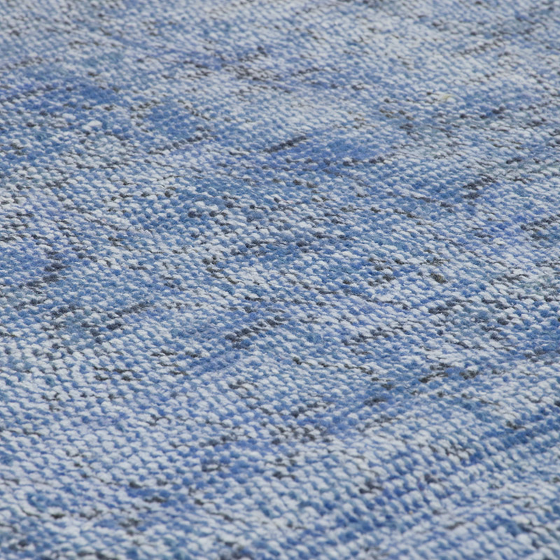 Over-dyed Vintage Hand-Knotted Turkish Rug - K0093079