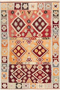 Yeni Kök Boya El Dokuma Kilim - 121 cm x 177 cm