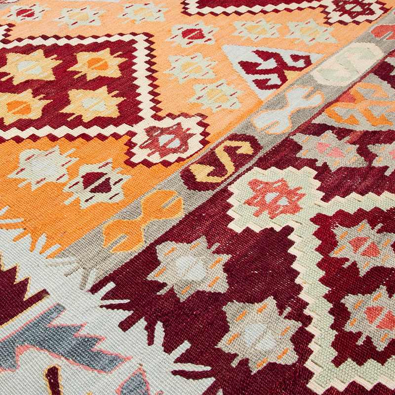 New Turkish Handwoven Kilim Rug - 4'  x 5' 10" (48" x 70") - K0093087