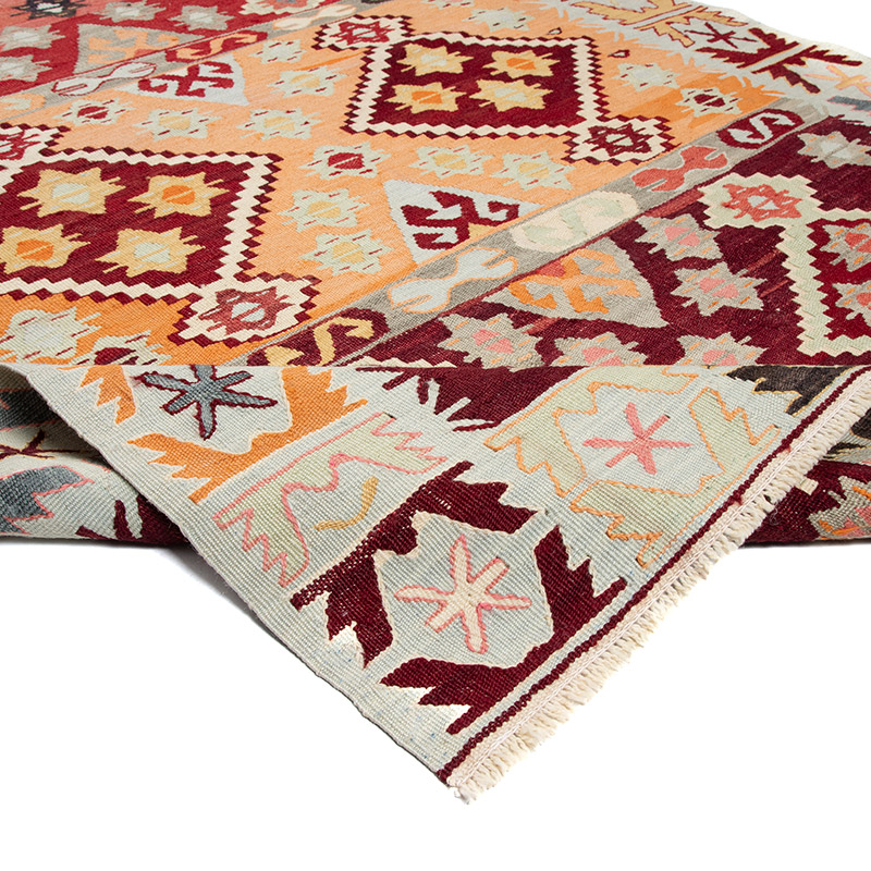 New Turkish Handwoven Kilim Rug - 4'  x 5' 10" (48" x 70") - K0093087