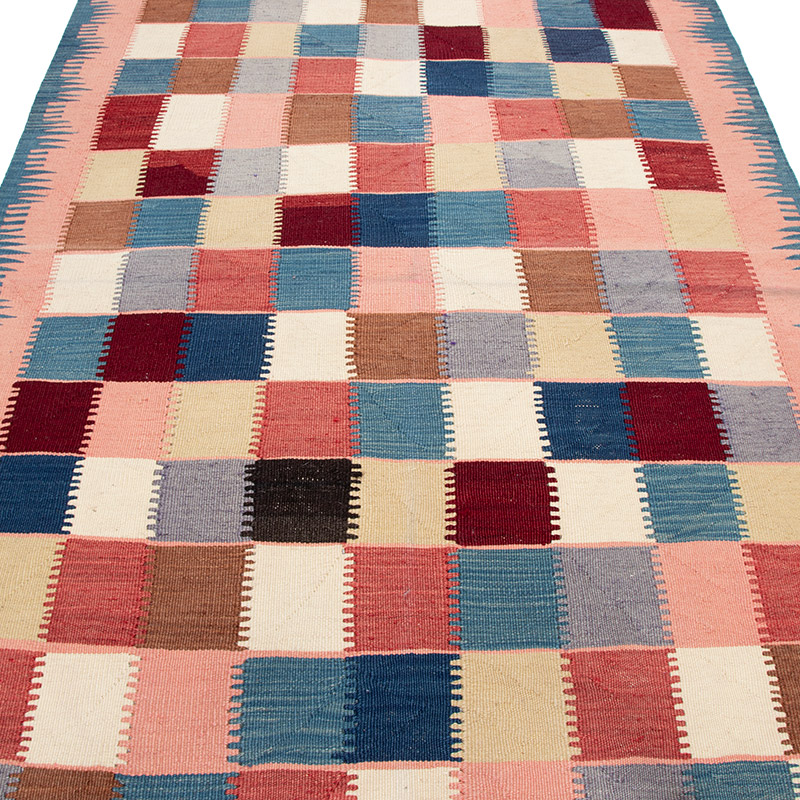 New Turkish Handwoven Kilim Rug - 3' 8" x 5' 9" (44" x 69") - K0093089